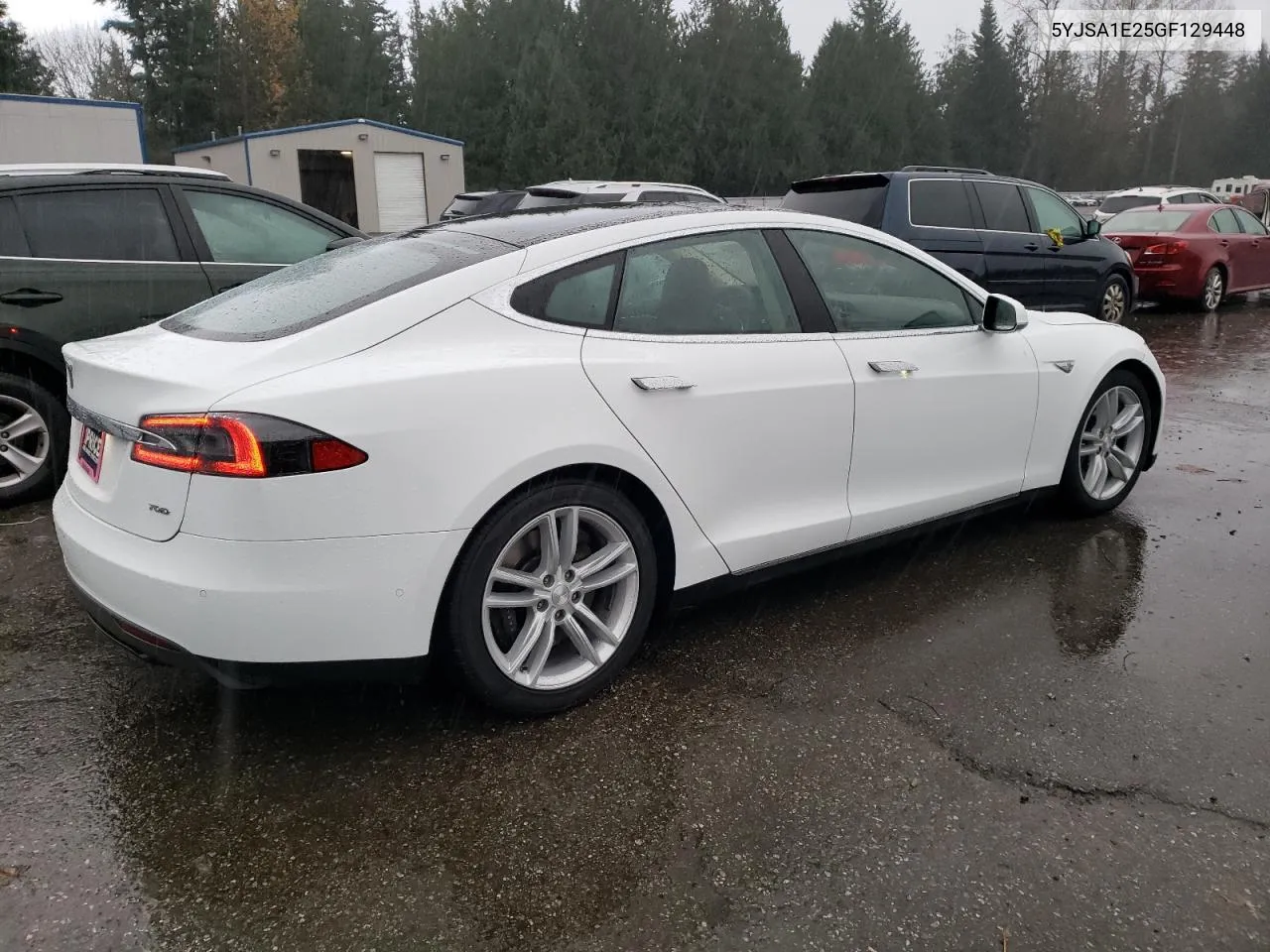 2016 Tesla Model S VIN: 5YJSA1E25GF129448 Lot: 80904134