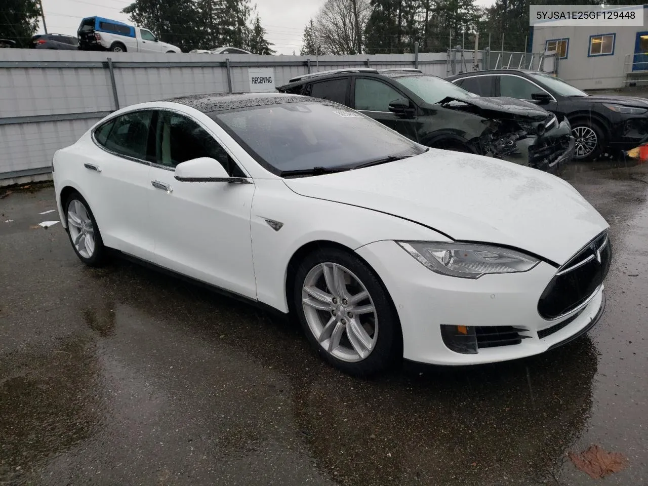 2016 Tesla Model S VIN: 5YJSA1E25GF129448 Lot: 80904134