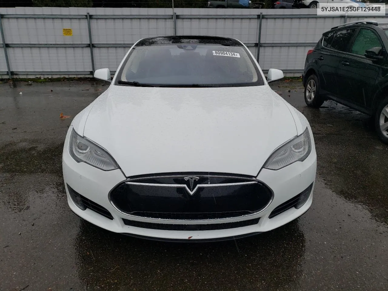 2016 Tesla Model S VIN: 5YJSA1E25GF129448 Lot: 80904134