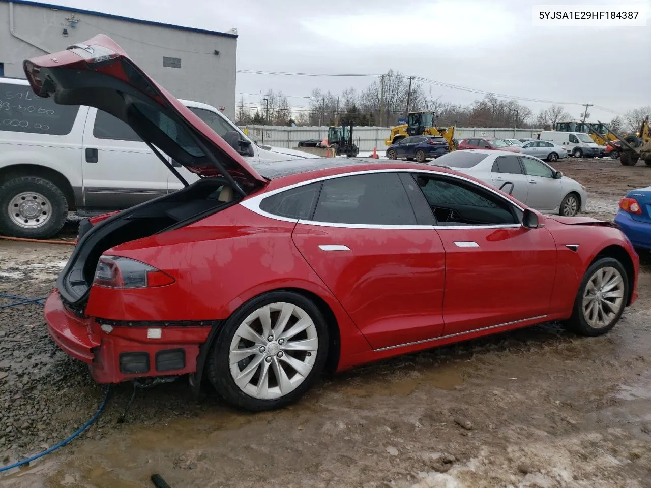 2017 Tesla Model S VIN: 5YJSA1E29HF184387 Lot: 39186144