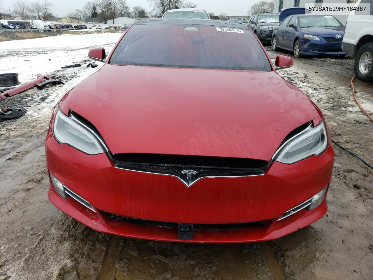 2017 Tesla Model S VIN: 5YJSA1E29HF184387 Lot: 39186144