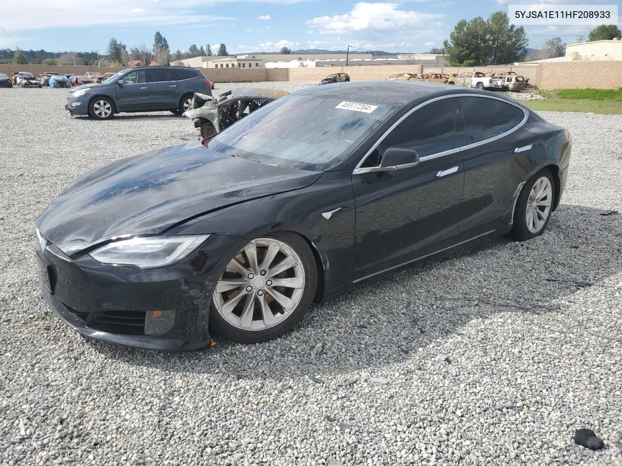 2017 Tesla Model S VIN: 5YJSA1E11HF208933 Lot: 46977264