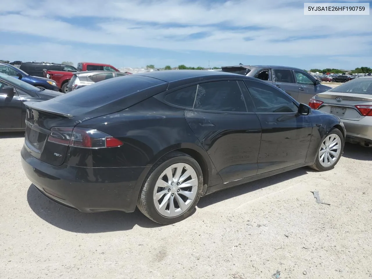 2017 Tesla Model S VIN: 5YJSA1E26HF190759 Lot: 49931104