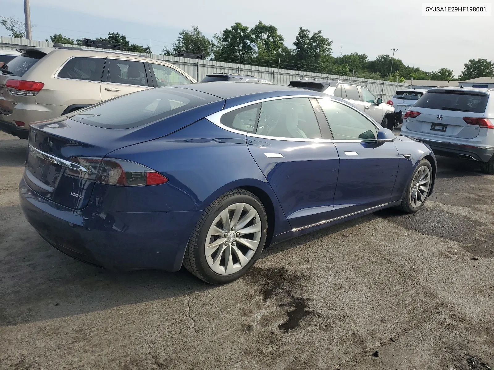 2017 Tesla Model S VIN: 5YJSA1E29HF198001 Lot: 64353214