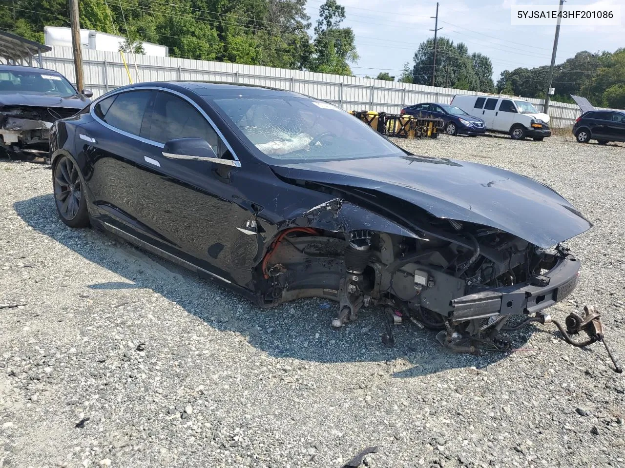 2017 Tesla Model S VIN: 5YJSA1E43HF201086 Lot: 67149004