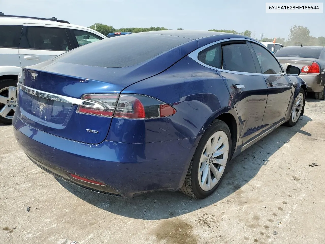 2017 Tesla Model S VIN: 5YJSA1E28HF185644 Lot: 69190204