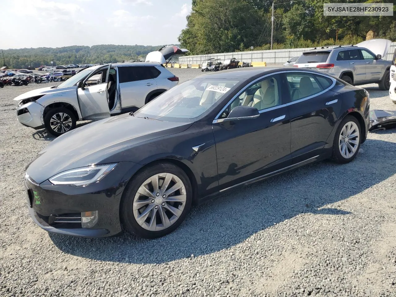 2017 Tesla Model S VIN: 5YJSA1E28HF230923 Lot: 69229124