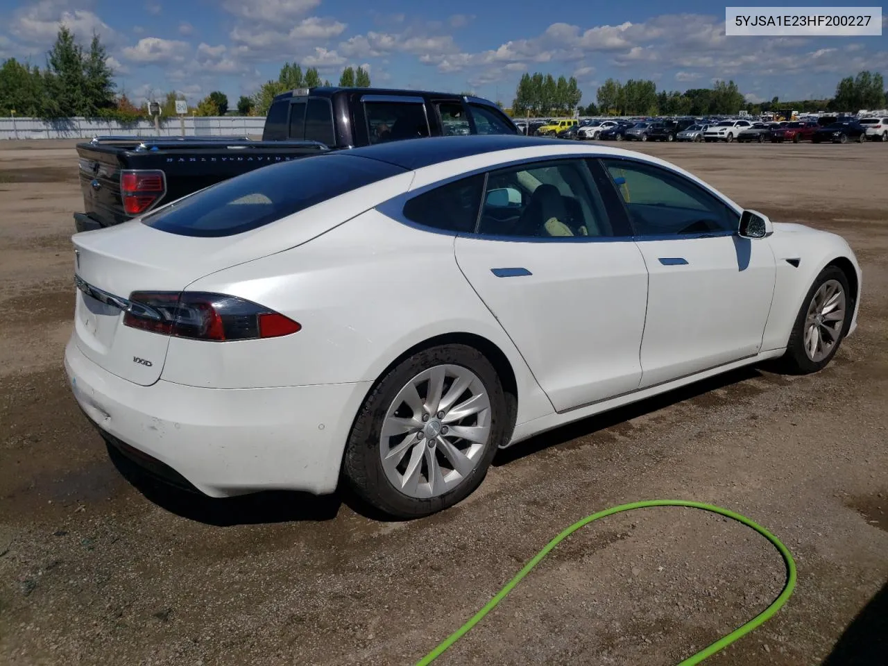 2017 Tesla Model S VIN: 5YJSA1E23HF200227 Lot: 70634864