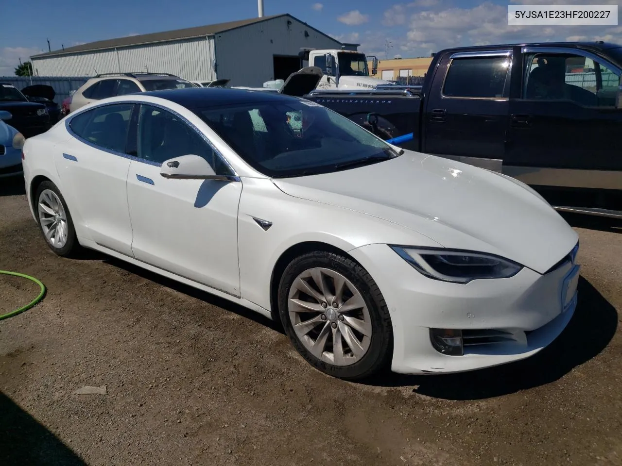 2017 Tesla Model S VIN: 5YJSA1E23HF200227 Lot: 70634864