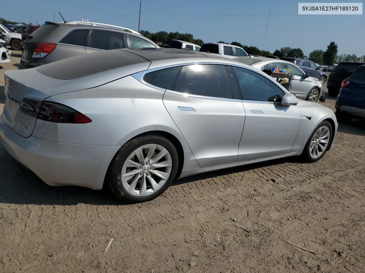 2017 Tesla Model S VIN: 5YJSA1E27HF185120 Lot: 70957054