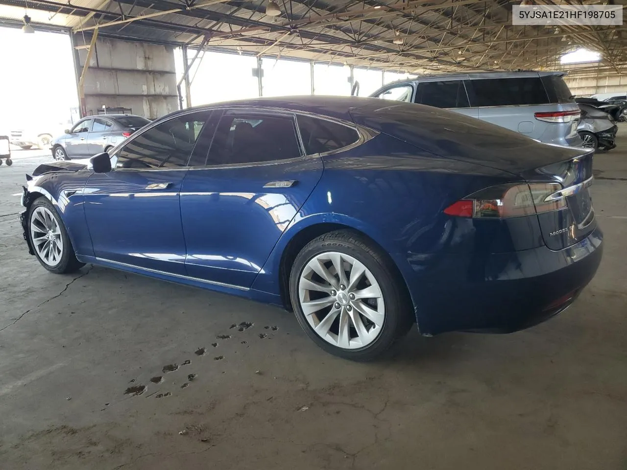 2017 Tesla Model S VIN: 5YJSA1E21HF198705 Lot: 71317194