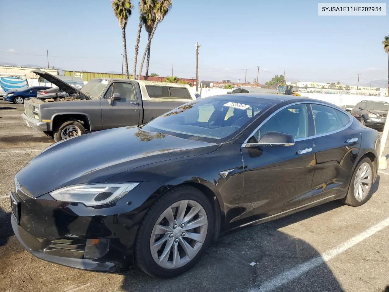 2017 Tesla Model S VIN: 5YJSA1E11HF202954 Lot: 71525394