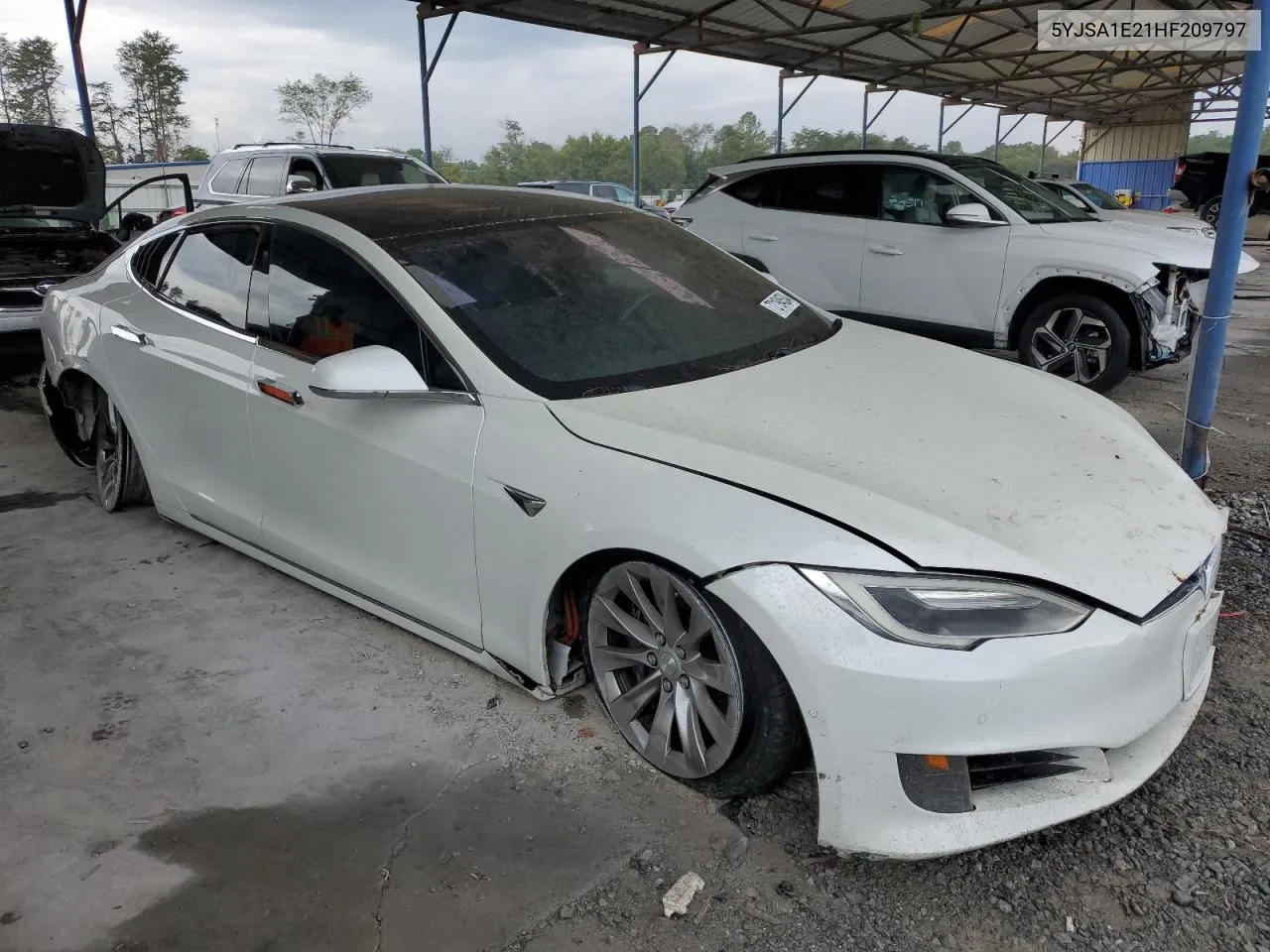 2017 Tesla Model S VIN: 5YJSA1E21HF209797 Lot: 72194534