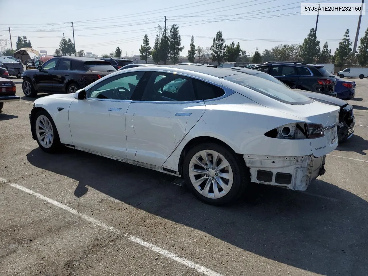 2017 Tesla Model S VIN: 5YJSA1E20HF232150 Lot: 72573004