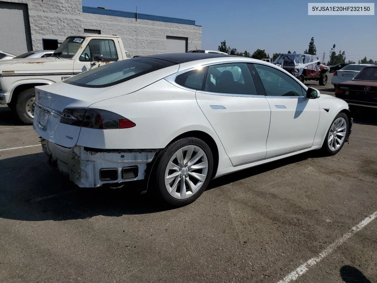 2017 Tesla Model S VIN: 5YJSA1E20HF232150 Lot: 72573004