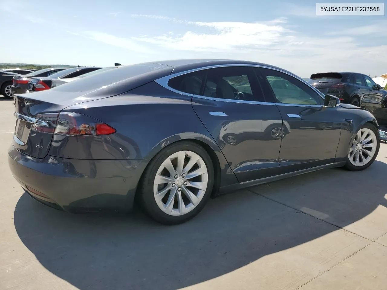 2017 Tesla Model S VIN: 5YJSA1E22HF232568 Lot: 74232244