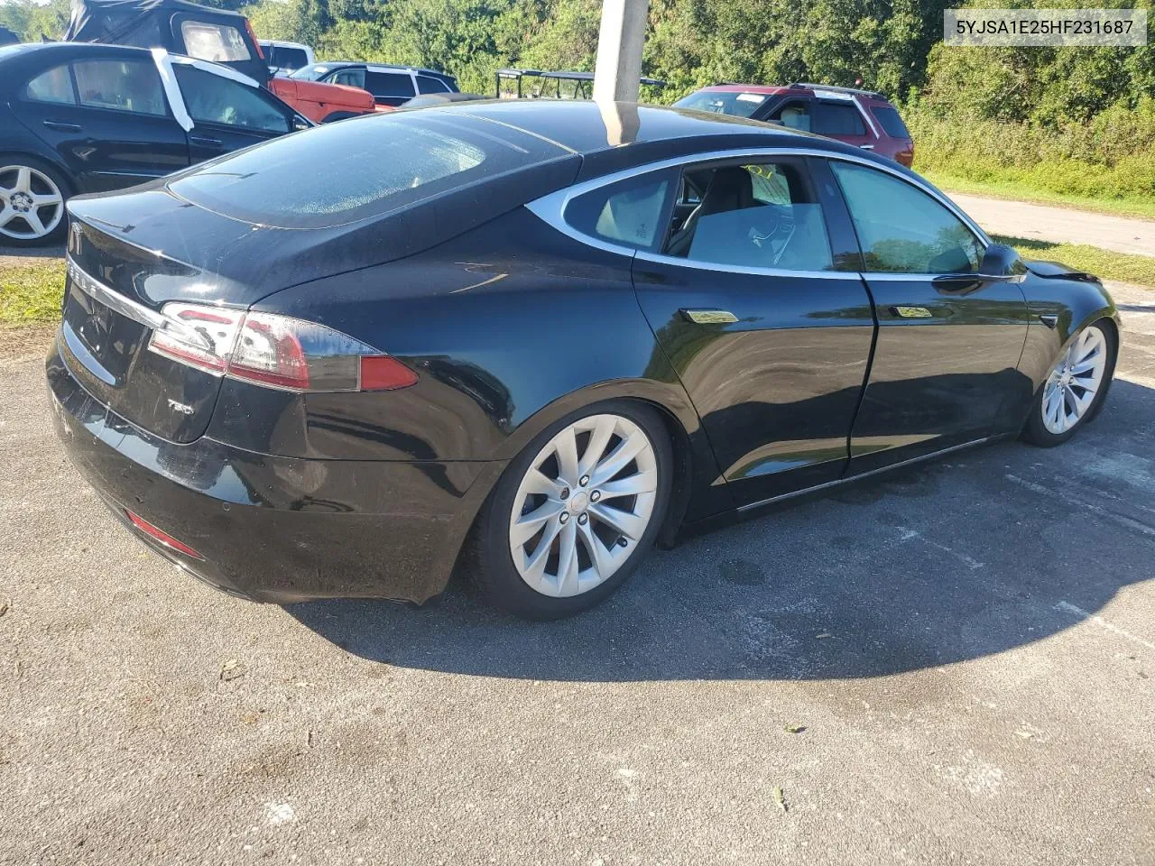 2017 Tesla Model S VIN: 5YJSA1E25HF231687 Lot: 74837254