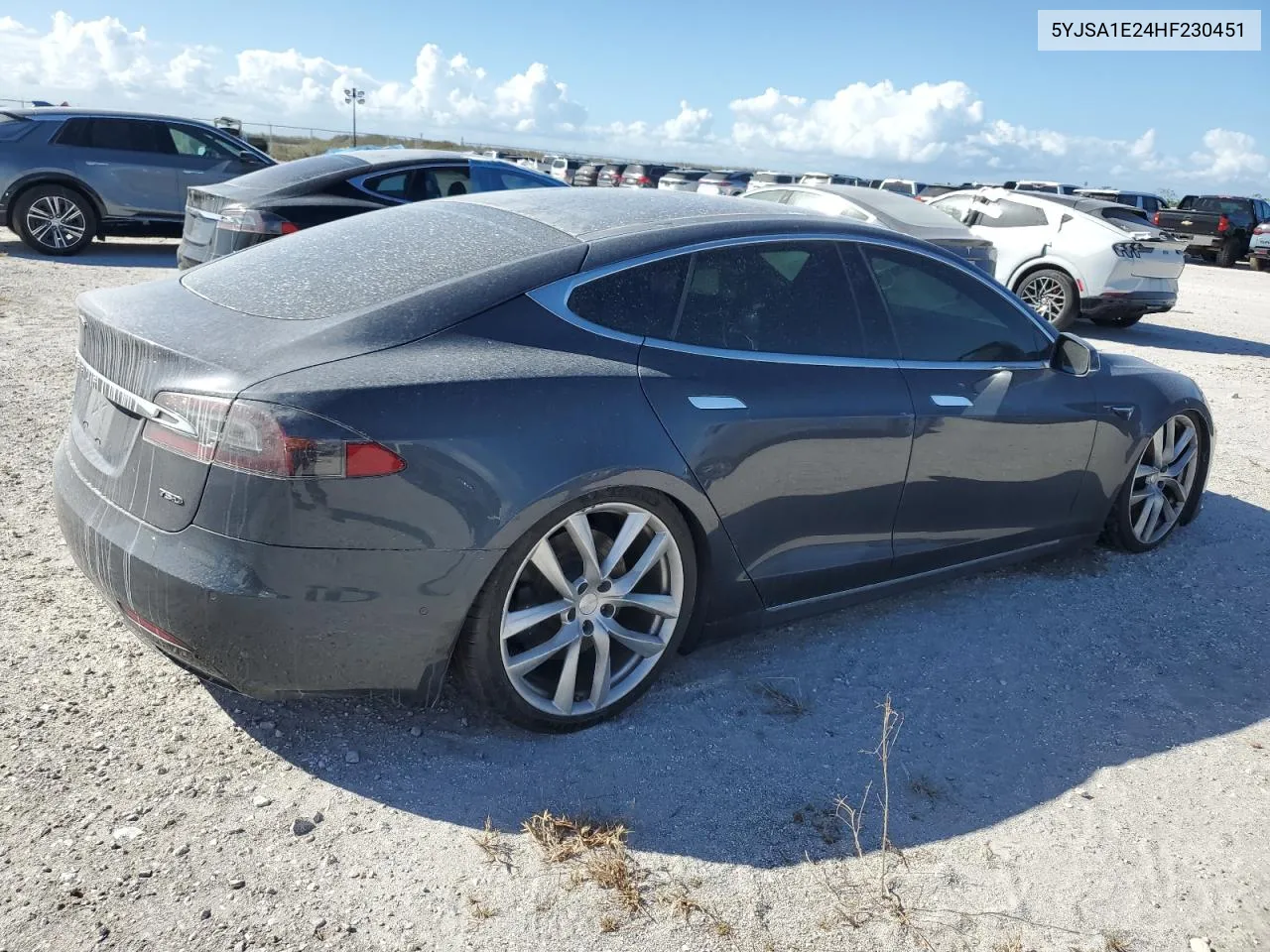 2017 Tesla Model S VIN: 5YJSA1E24HF230451 Lot: 74905734