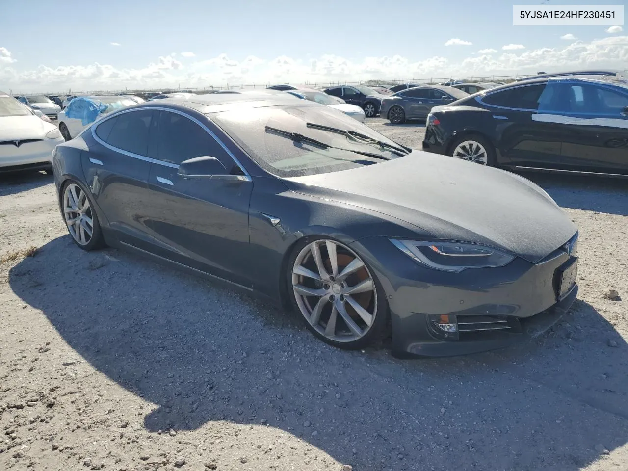 2017 Tesla Model S VIN: 5YJSA1E24HF230451 Lot: 74905734