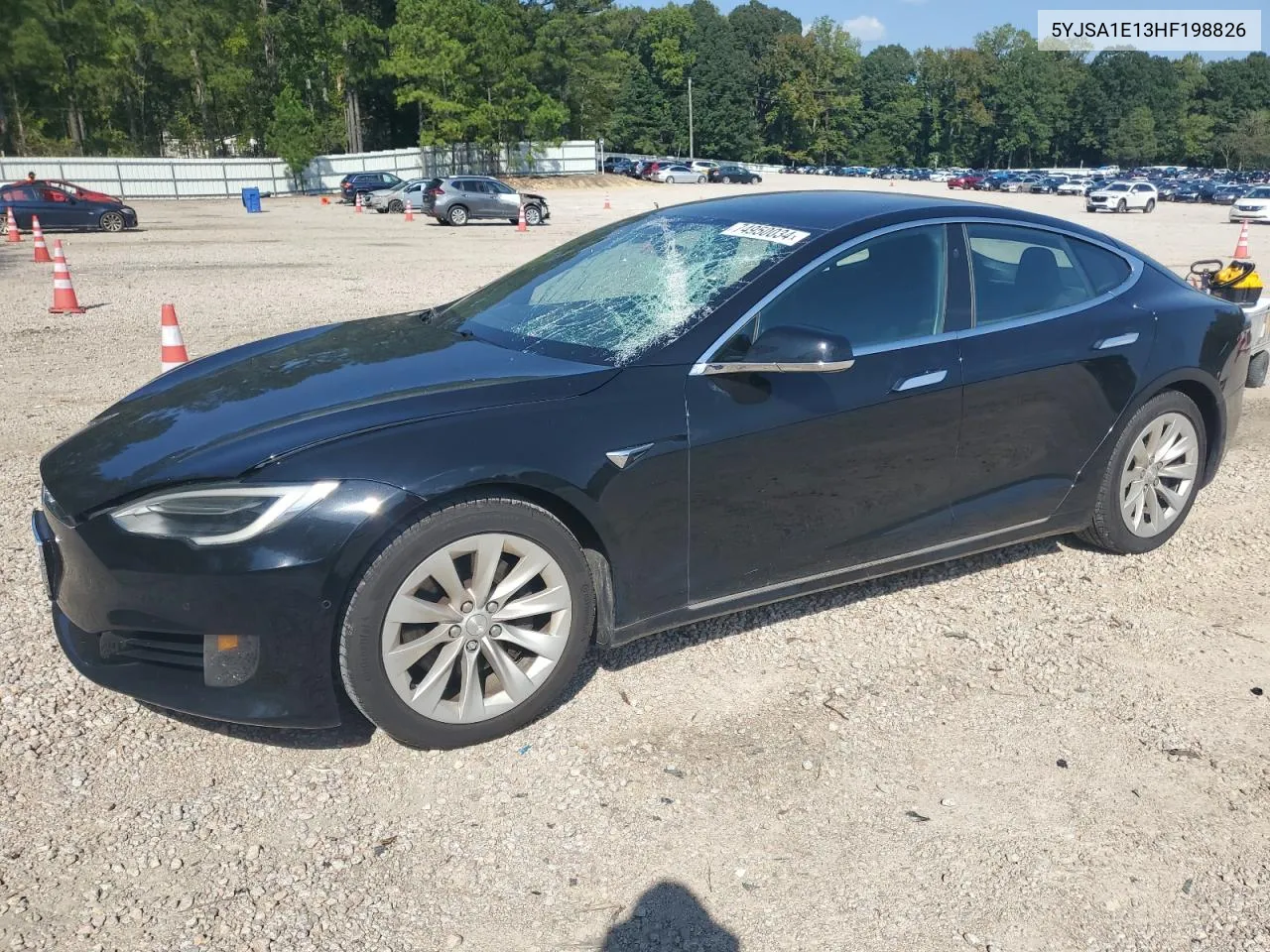 2017 Tesla Model S VIN: 5YJSA1E13HF198826 Lot: 74950034