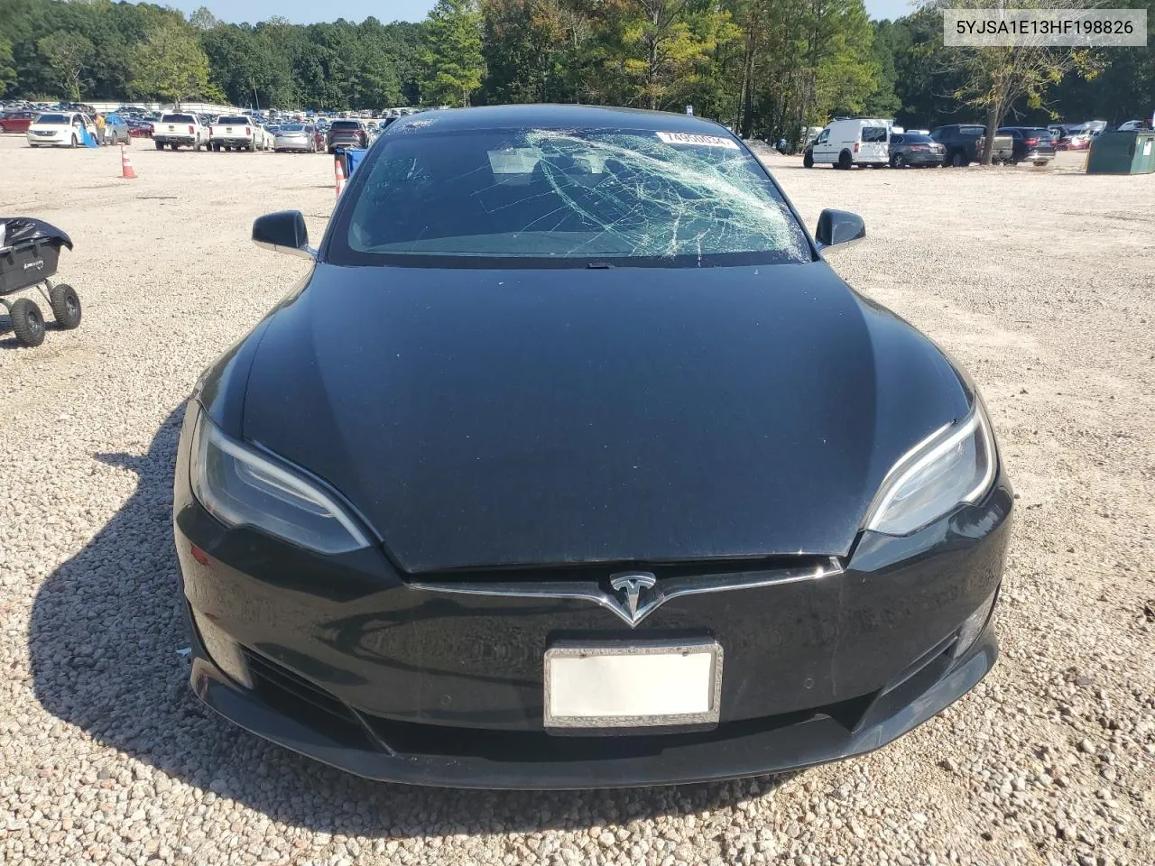 2017 Tesla Model S VIN: 5YJSA1E13HF198826 Lot: 74950034