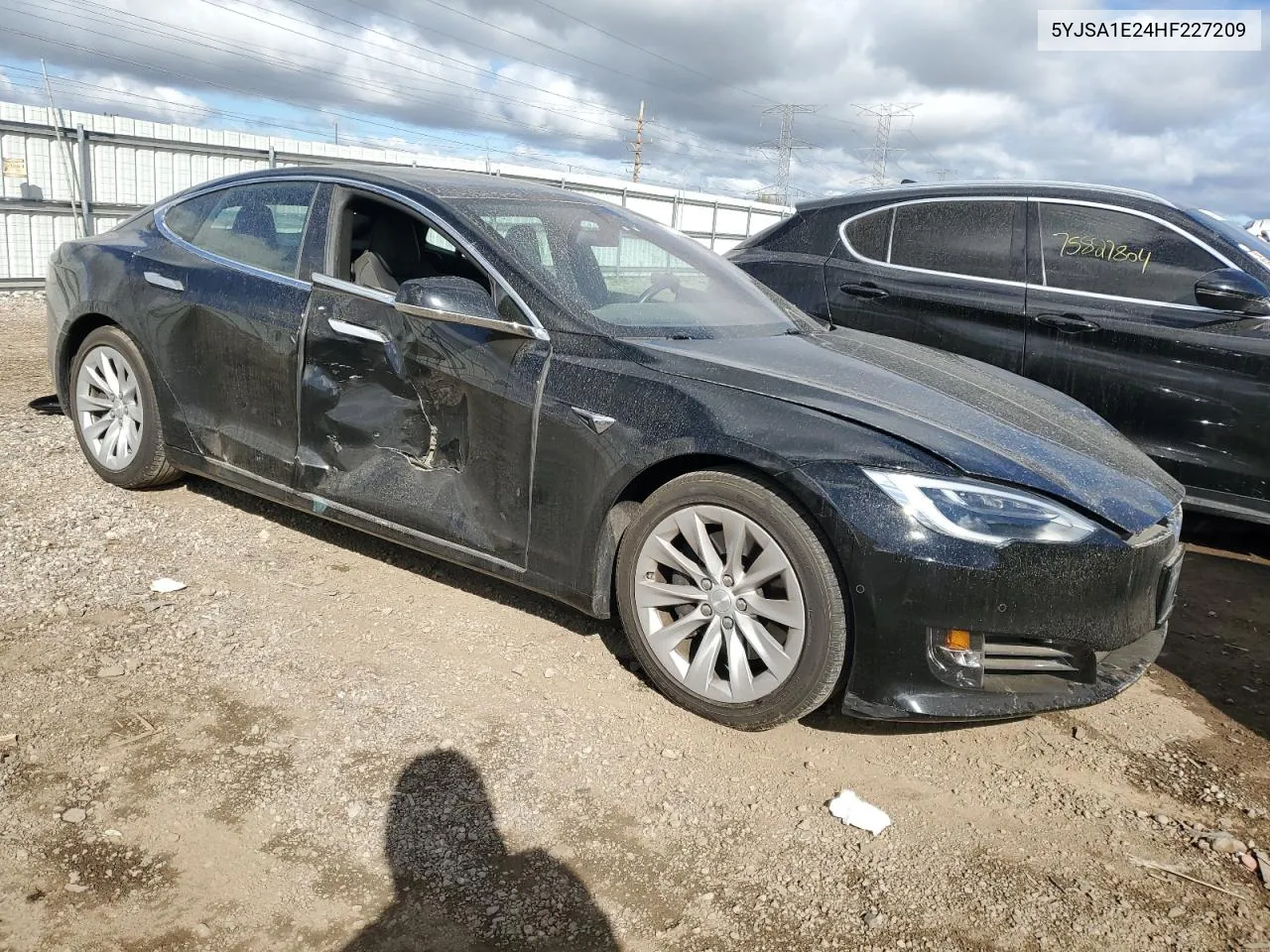 2017 Tesla Model S VIN: 5YJSA1E24HF227209 Lot: 75166324