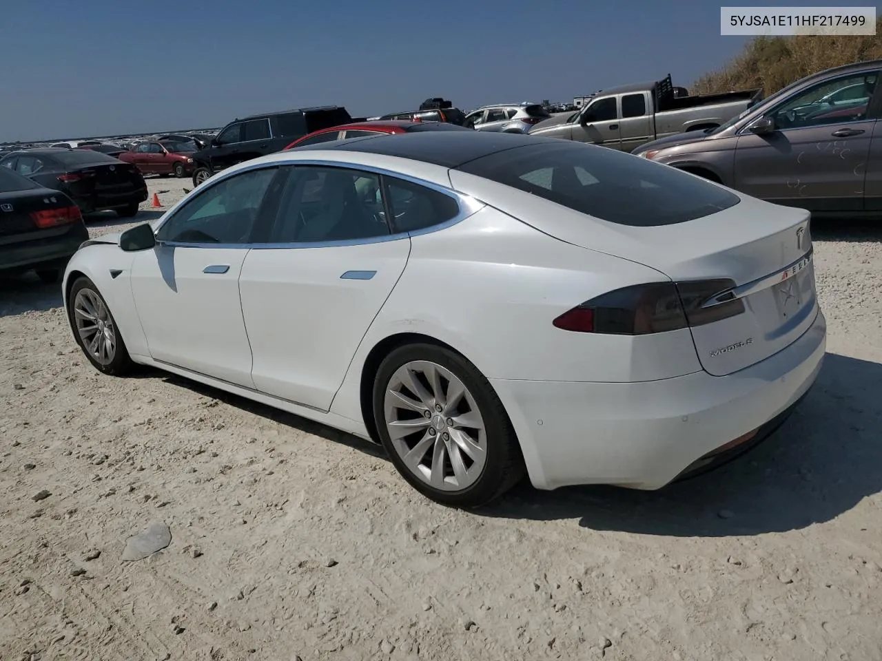 2017 Tesla Model S VIN: 5YJSA1E11HF217499 Lot: 75527794