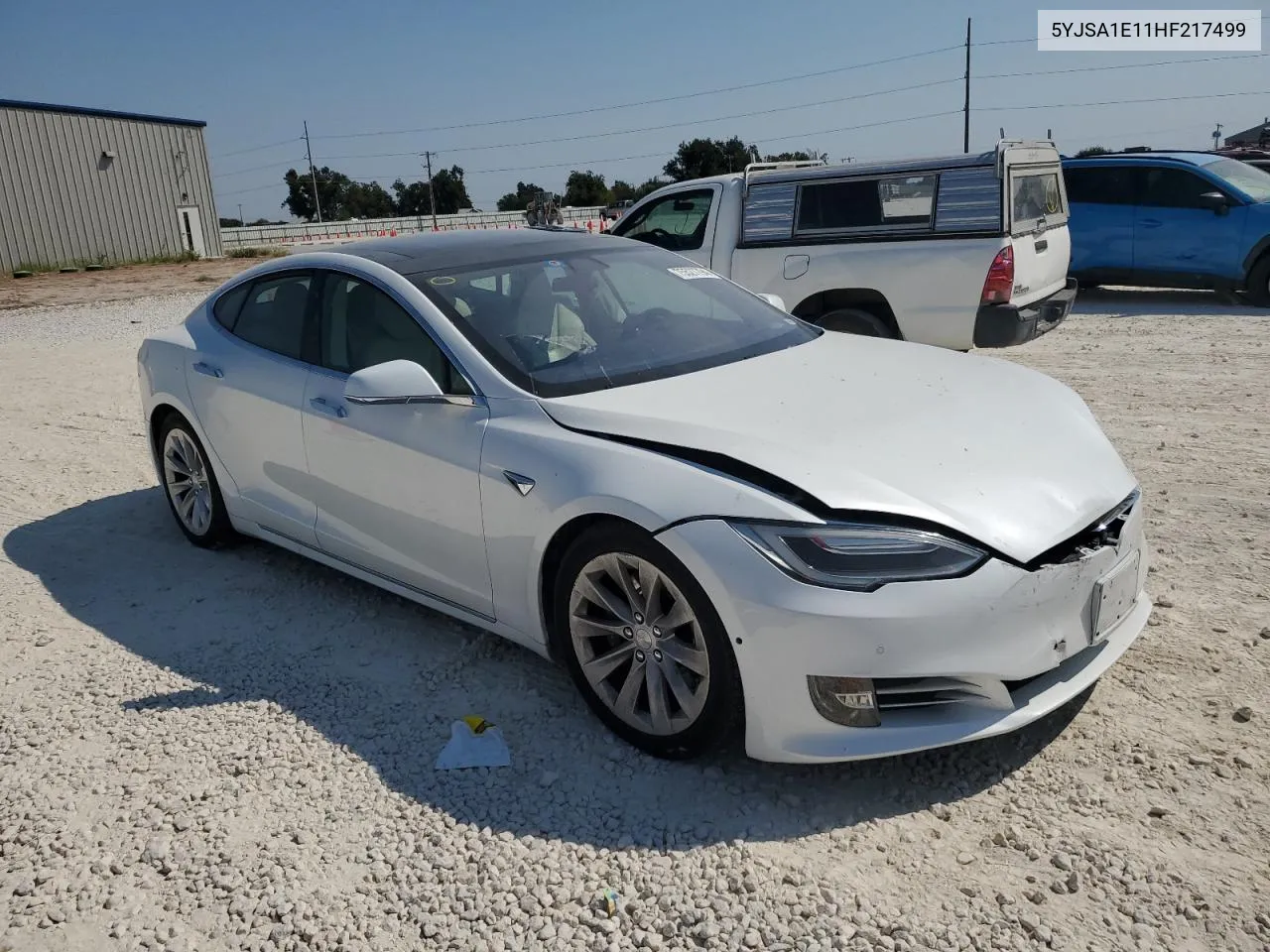 2017 Tesla Model S VIN: 5YJSA1E11HF217499 Lot: 75527794