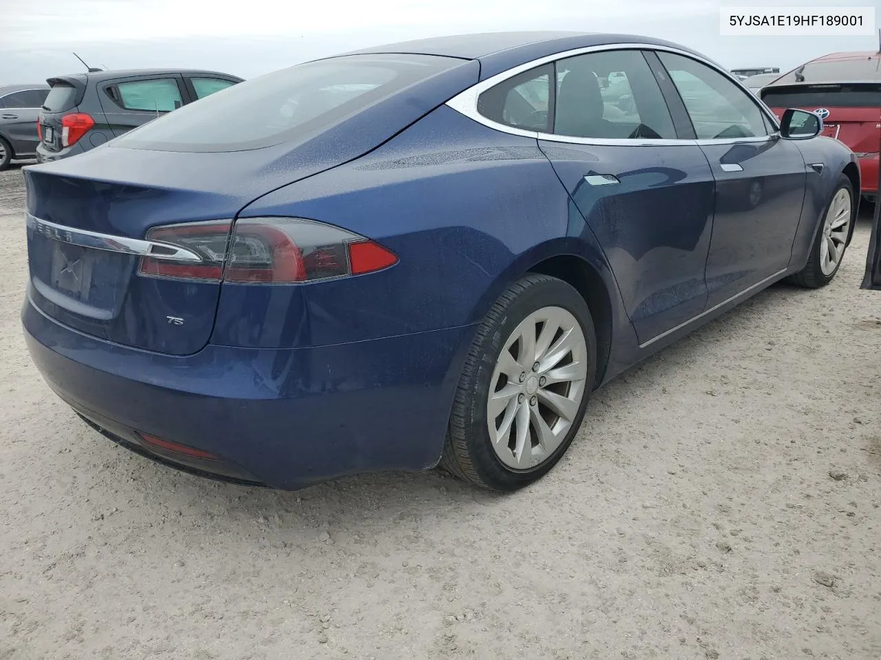 2017 Tesla Model S VIN: 5YJSA1E19HF189001 Lot: 75770274