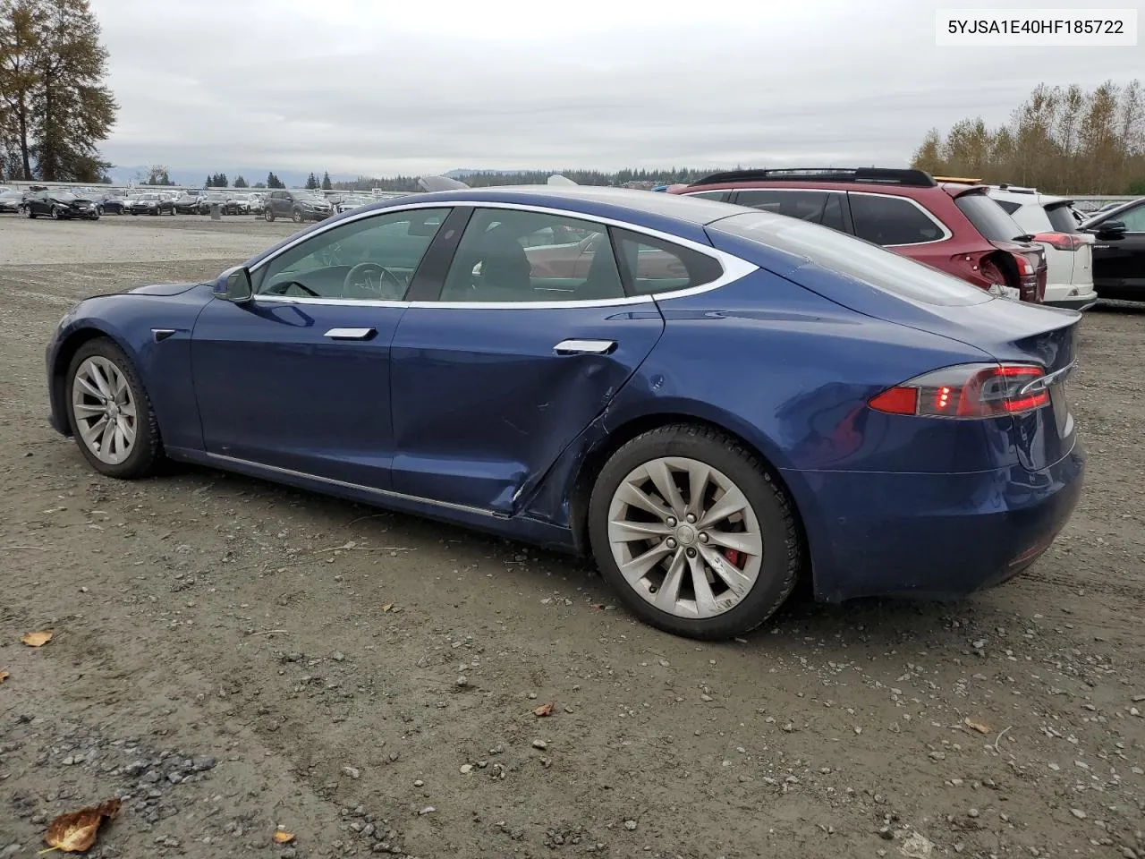 2017 Tesla Model S VIN: 5YJSA1E40HF185722 Lot: 76135924