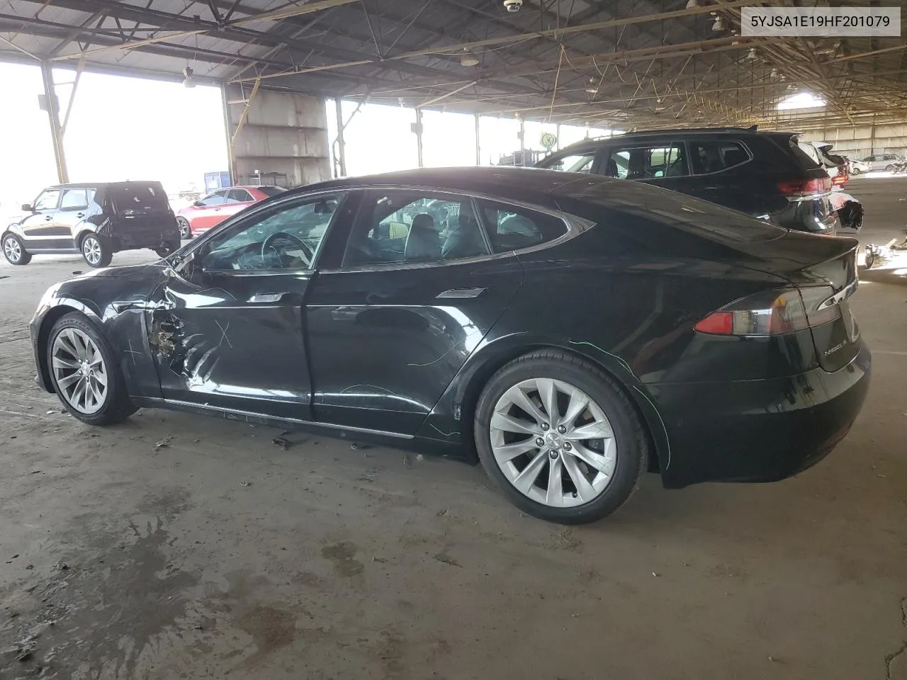 2017 Tesla Model S VIN: 5YJSA1E19HF201079 Lot: 76258434