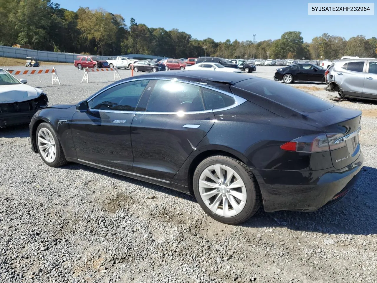 2017 Tesla Model S VIN: 5YJSA1E2XHF232964 Lot: 76445864