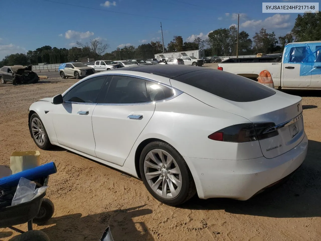 2017 Tesla Model S VIN: 5YJSA1E24HF217148 Lot: 76775664