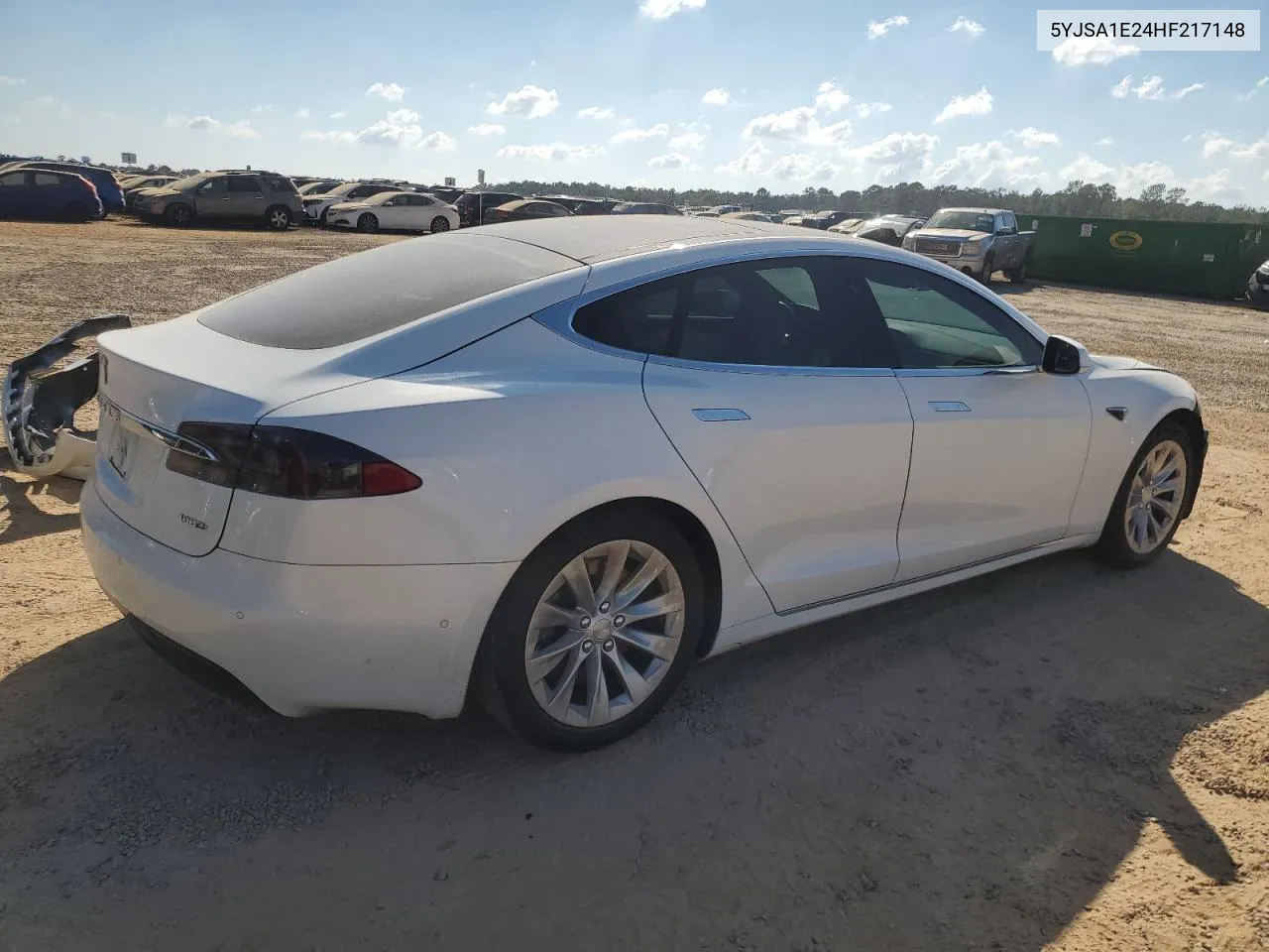 2017 Tesla Model S VIN: 5YJSA1E24HF217148 Lot: 76775664