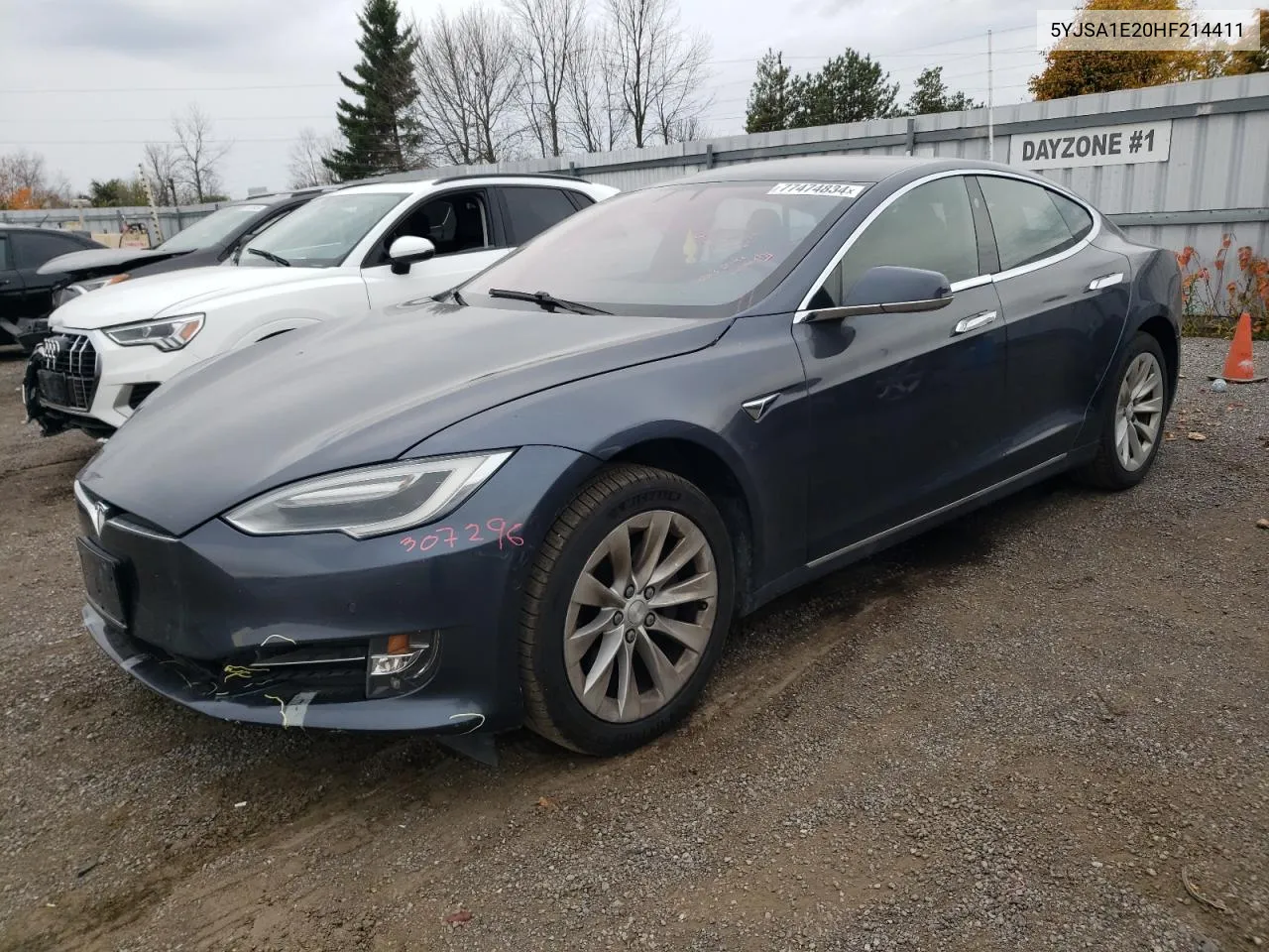 2017 Tesla Model S VIN: 5YJSA1E20HF214411 Lot: 77474834