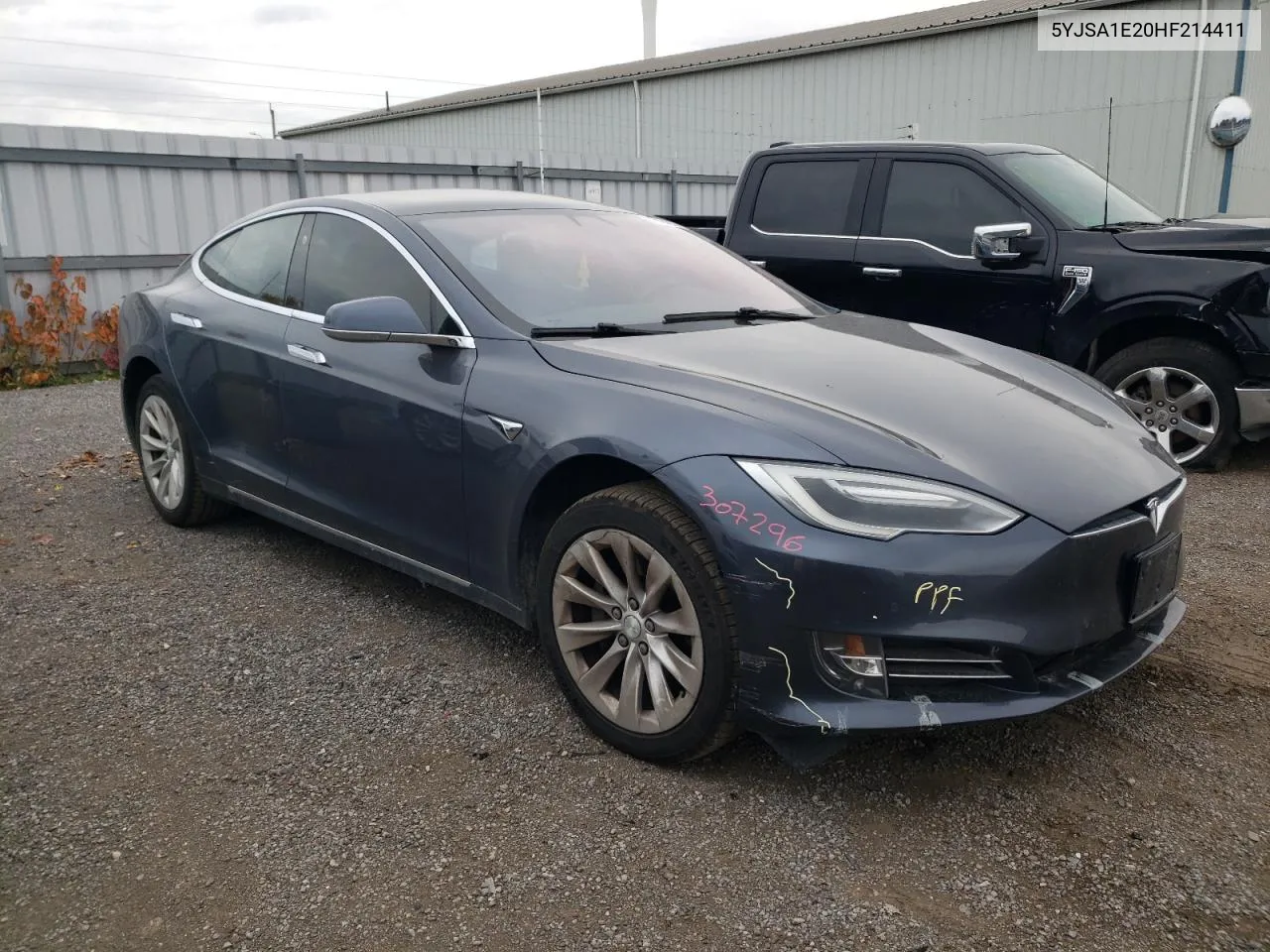 2017 Tesla Model S VIN: 5YJSA1E20HF214411 Lot: 77474834