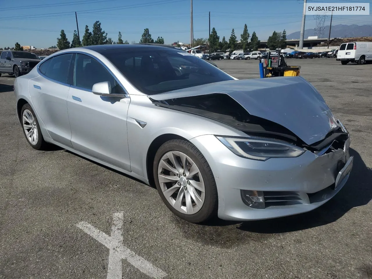 2017 Tesla Model S VIN: 5YJSA1E21HF181774 Lot: 77479744