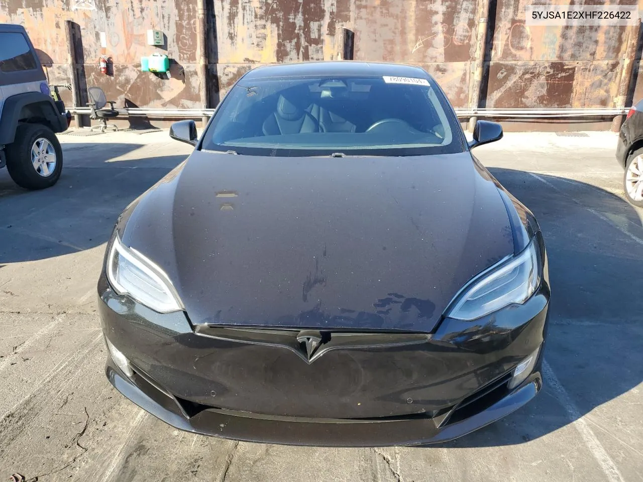 2017 Tesla Model S VIN: 5YJSA1E2XHF226422 Lot: 78090104