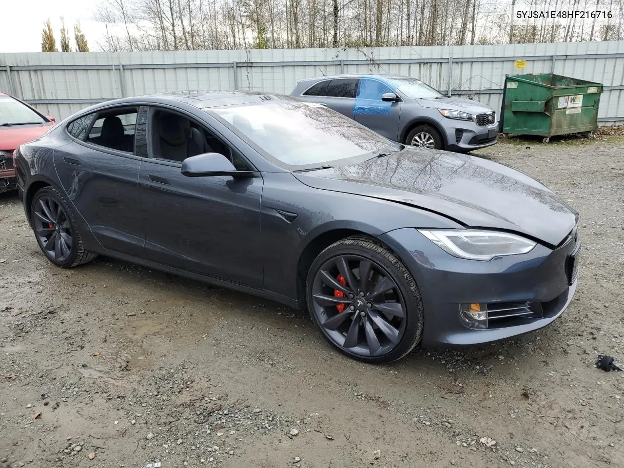 2017 Tesla Model S VIN: 5YJSA1E48HF216716 Lot: 78281404