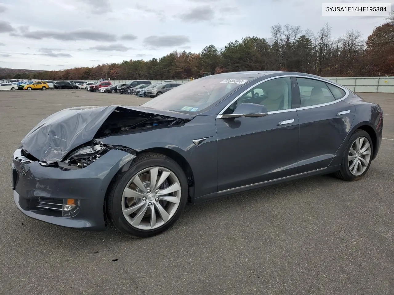 2017 Tesla Model S VIN: 5YJSA1E14HF195384 Lot: 78435364