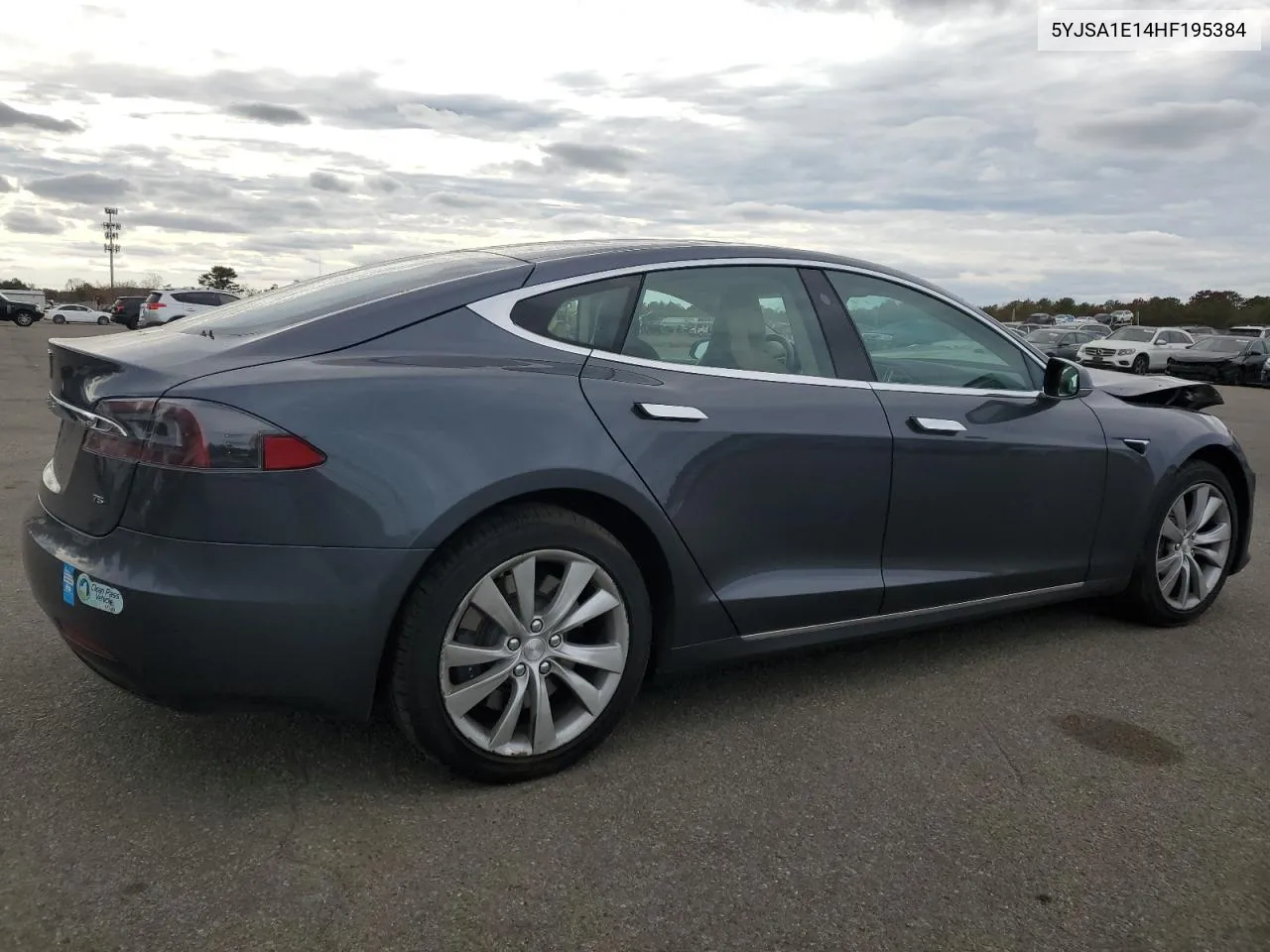 2017 Tesla Model S VIN: 5YJSA1E14HF195384 Lot: 78435364