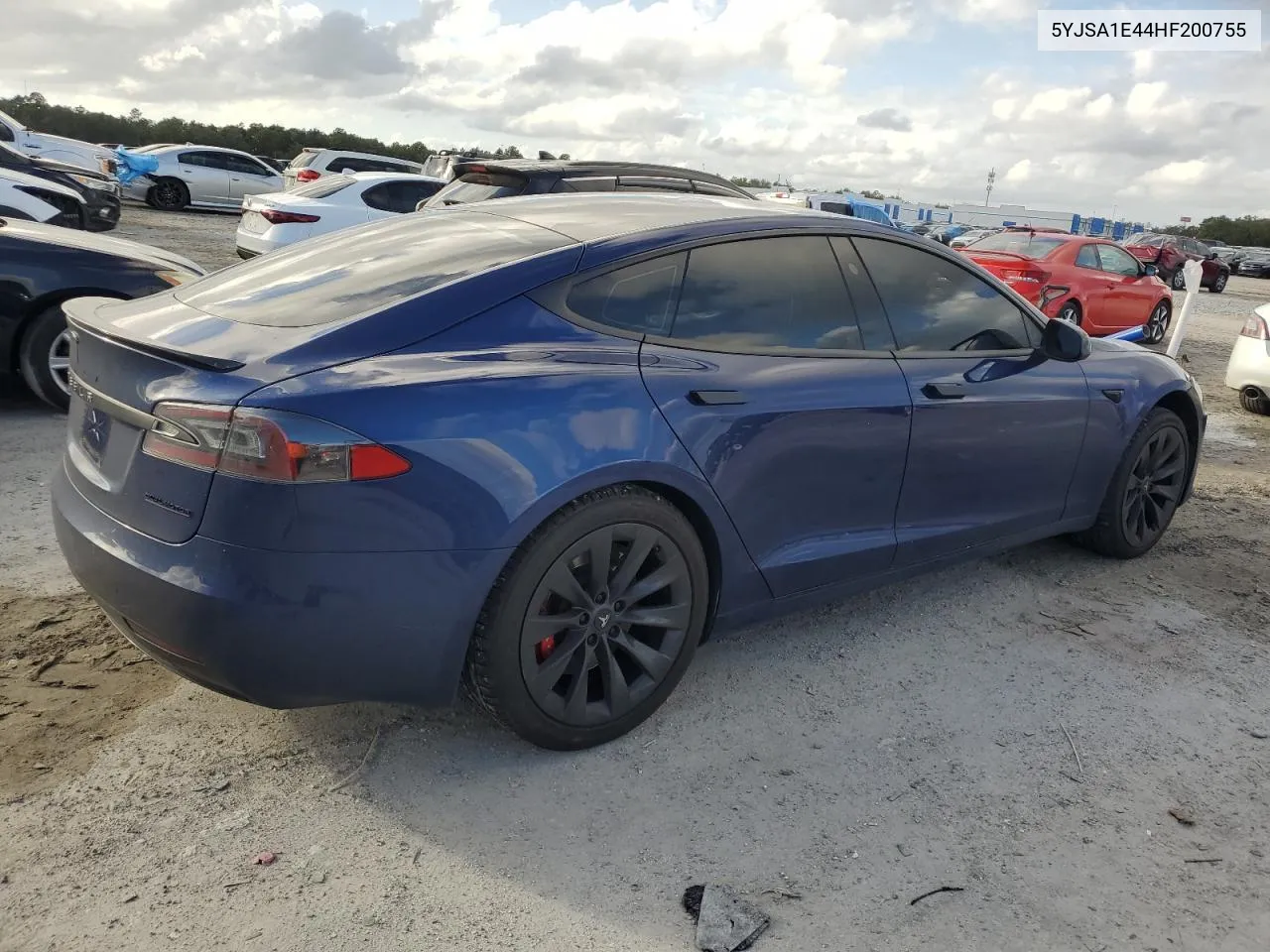 2017 Tesla Model S VIN: 5YJSA1E44HF200755 Lot: 78505484