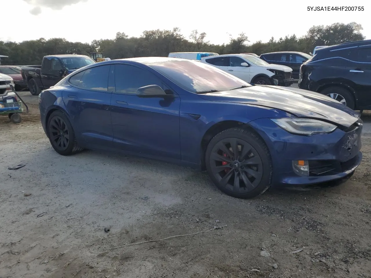 2017 Tesla Model S VIN: 5YJSA1E44HF200755 Lot: 78505484