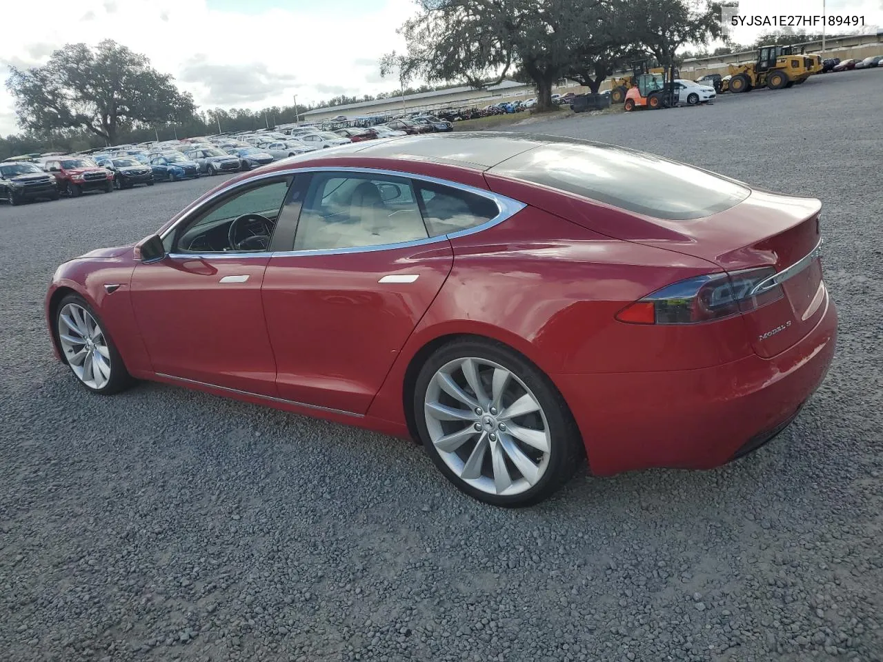 2017 Tesla Model S VIN: 5YJSA1E27HF189491 Lot: 78650304