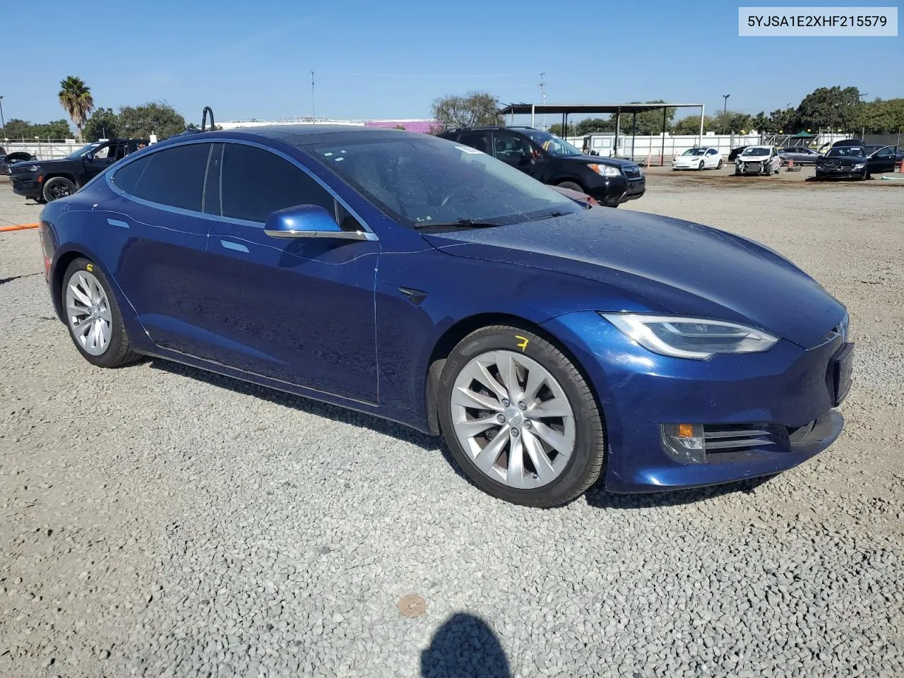 2017 Tesla Model S VIN: 5YJSA1E2XHF215579 Lot: 79907454