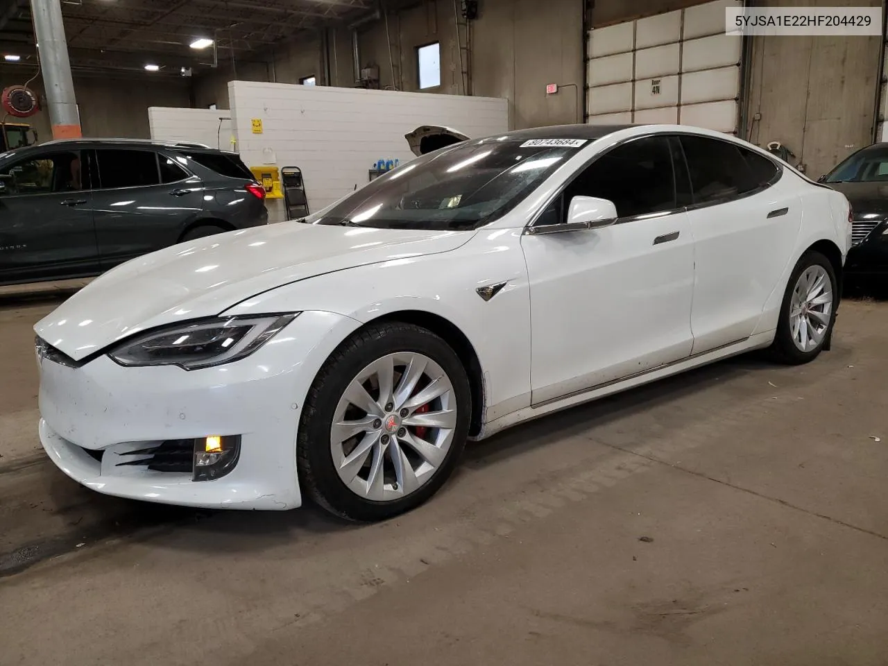 2017 Tesla Model S VIN: 5YJSA1E22HF204429 Lot: 80743684