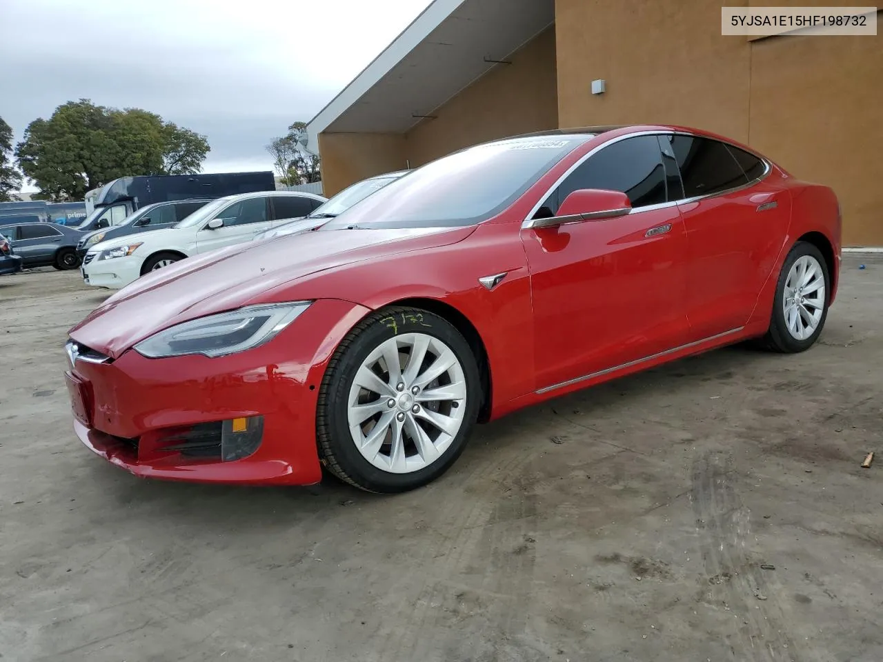 2017 Tesla Model S VIN: 5YJSA1E15HF198732 Lot: 81780854