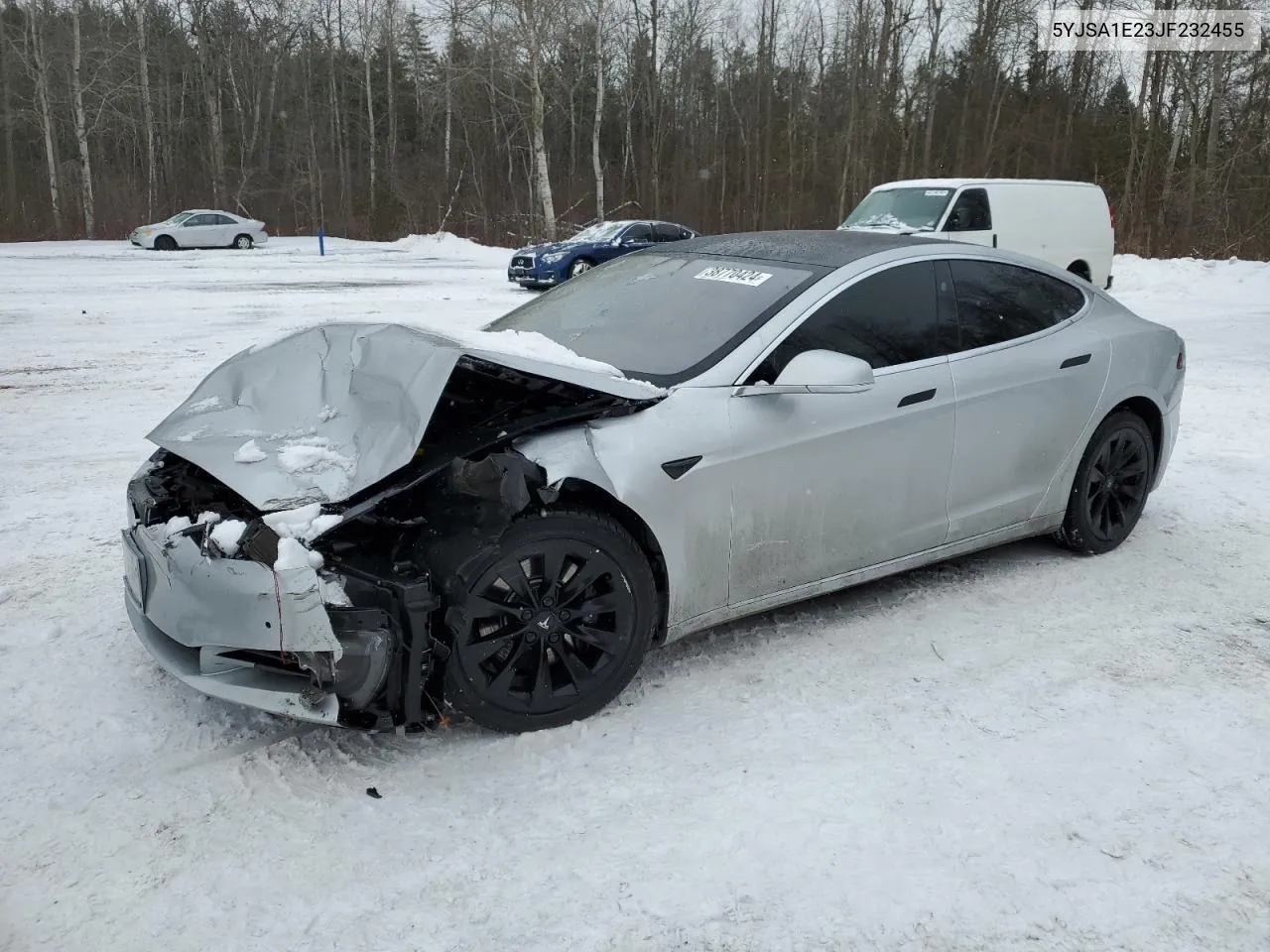 2018 Tesla Model S VIN: 5YJSA1E23JF232455 Lot: 38770424