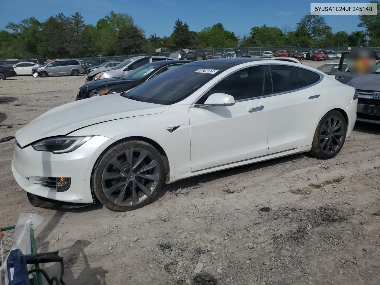 2018 Tesla Model S VIN: 5YJSA1E24JF245148 Lot: 52407114