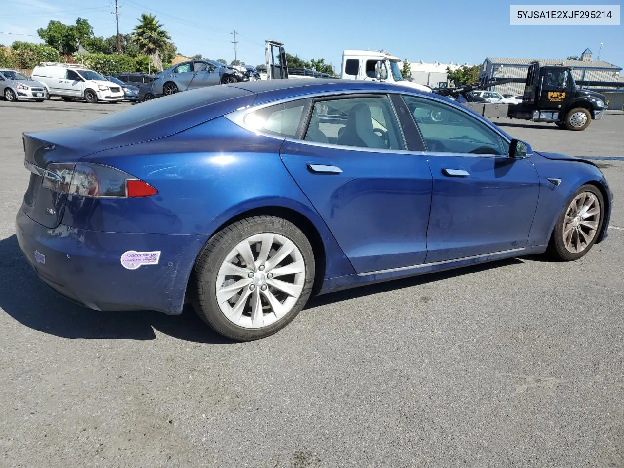 2018 Tesla Model S VIN: 5YJSA1E2XJF295214 Lot: 59093494